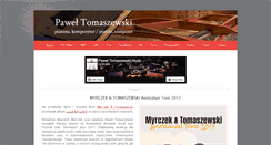 Desktop Screenshot of paweltomaszewski.com