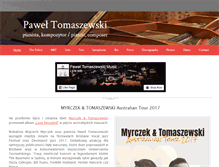 Tablet Screenshot of paweltomaszewski.com